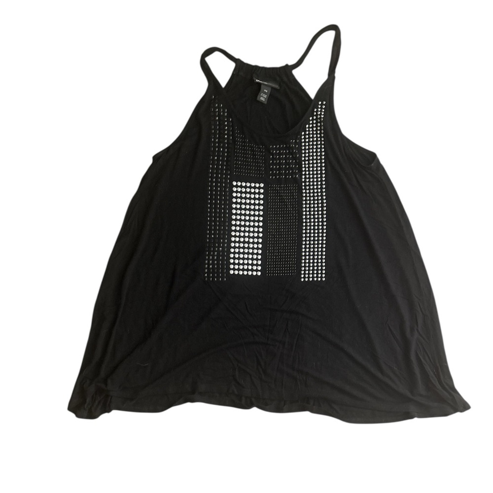 Lane Bryant Black and silver studded Sleeveless Tank Top
